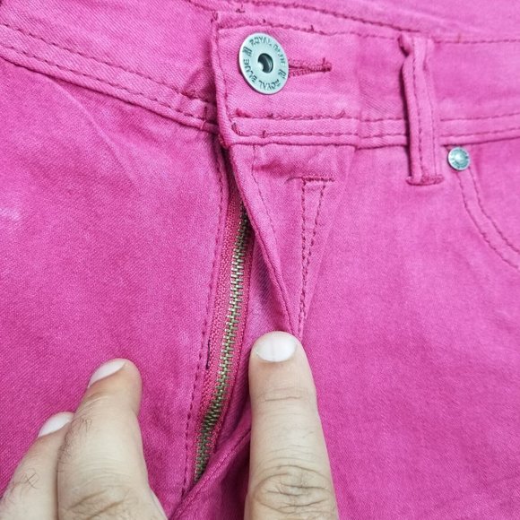 Royal Blue Shorts Mens 38 Pink Chino Pockets Casual Cotton‎ Outdoor - Picture 2 of 11